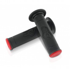 S3 6D Asymmetrical Trial Grips Black/Red